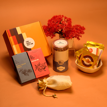 Load image into Gallery viewer, Nutty Delight Raksha Bandhan Gift Box | Festive Treats | Rakhi Hamper for Brother/Sister
