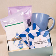 Load image into Gallery viewer, eco-friendly corporate gift hamper with snacks and plantable items