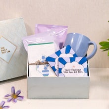 Load image into Gallery viewer, eco-friendly gift hamper with plantable calendar snacks mug and sustainable gift items