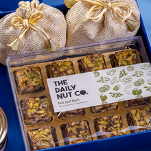 Load image into Gallery viewer, premium gift hamper with healthy snacks and dry fruits
