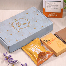 Load image into Gallery viewer, office gift box with desk mat calendar diary and stationery items