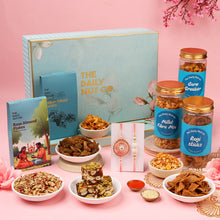 Load image into Gallery viewer, Rakhi Radiance Hamper | Perfect Rakhi Gift Set