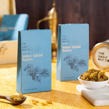 Load image into Gallery viewer, flavorful indian spice raisins healthy sweet and spicy snack