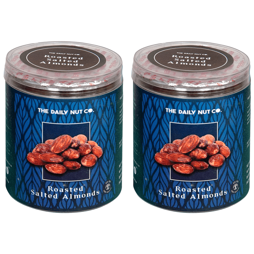 Roasted Salted Almonds | 0% Oil | Super Crunchy