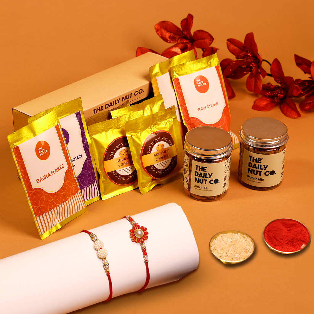 Delightful Treat | Gourmet Box with Rakhi | Best Rakshabandhan Box