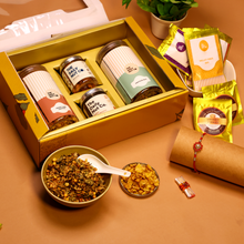 Load image into Gallery viewer, Snack Attack Rakhi Hamper | Protein Snacks | Perfect Rakhi Hamper
