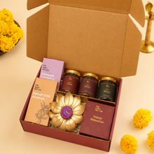 Load image into Gallery viewer, perfect gourmet gift hamper with almonds, cranberry and other treats
