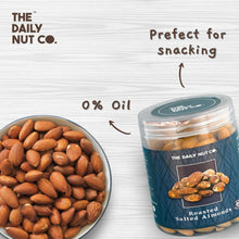 Load image into Gallery viewer, Roasted Salted Almonds | 0% Oil | Super Crunchy
