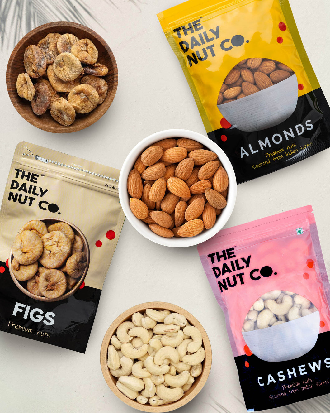 Almond, Cashew and Figs Combo | 650 grams | Premium Nuts
