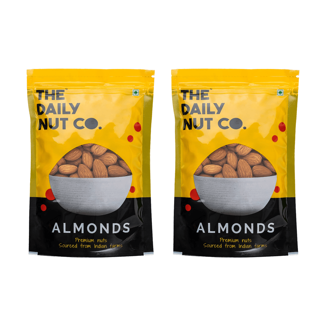 Premium California Almonds | 100% Natural | Super Crunchy | 400 gm