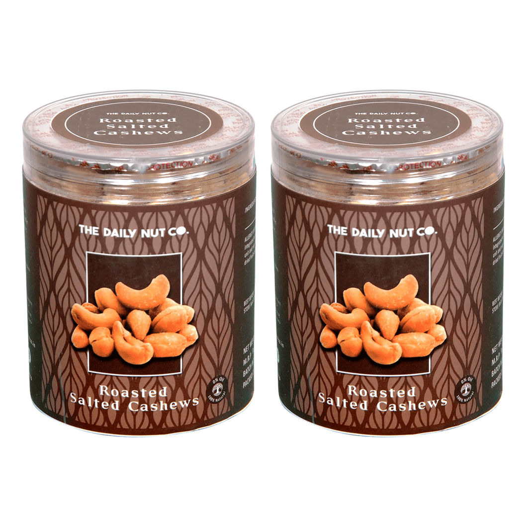 Roasted and Salted Cashews | 0% Oil | Super Crunchy