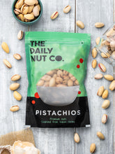 Load image into Gallery viewer, Premium Pistachios | Roasted Salty &amp; Crunchy
