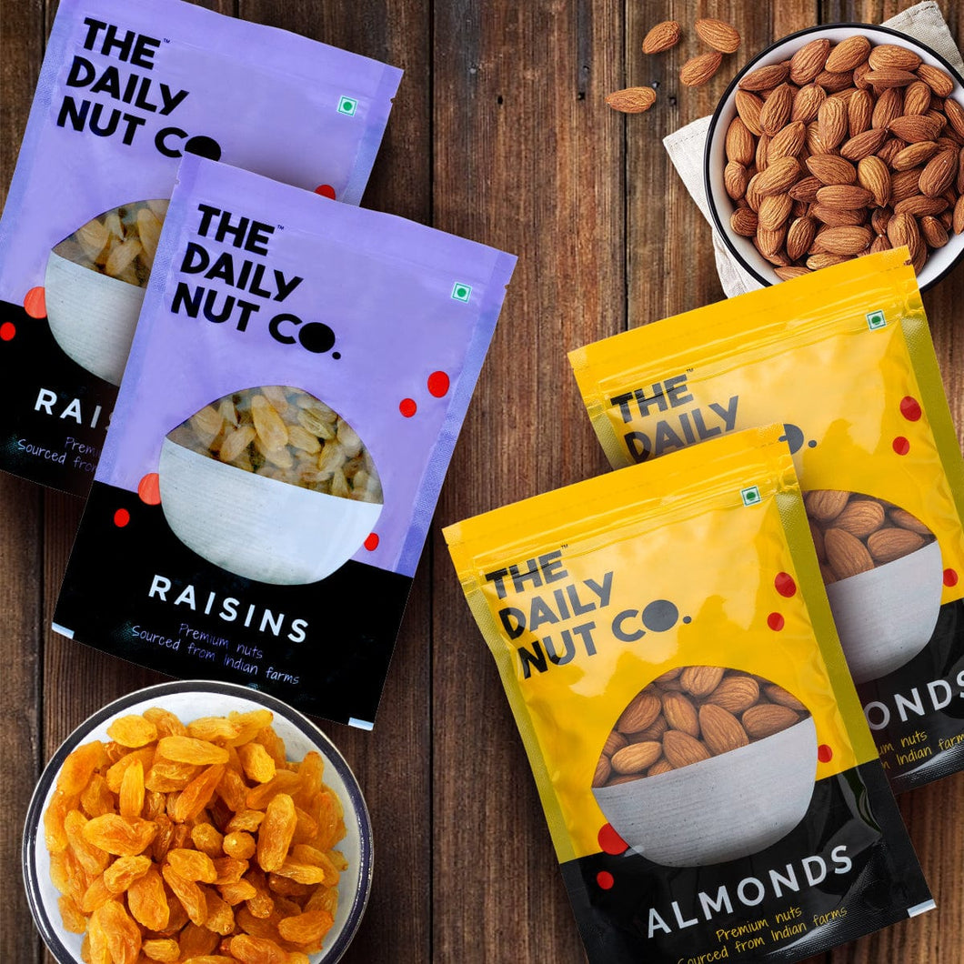 Almond Raisins Combo | 800 grams | Daily Health Combo