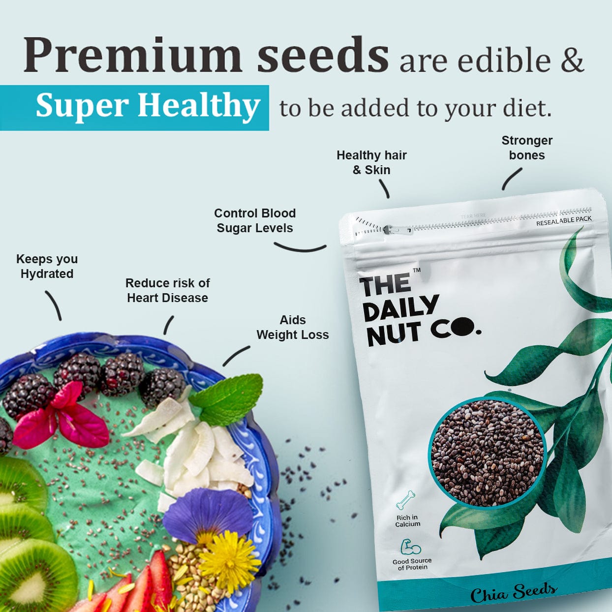 Load image into Gallery viewer, Premium Chia Seeds | 100% Natural ...