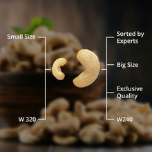 Load image into Gallery viewer, Premium Cashews | 1 kg | W240
